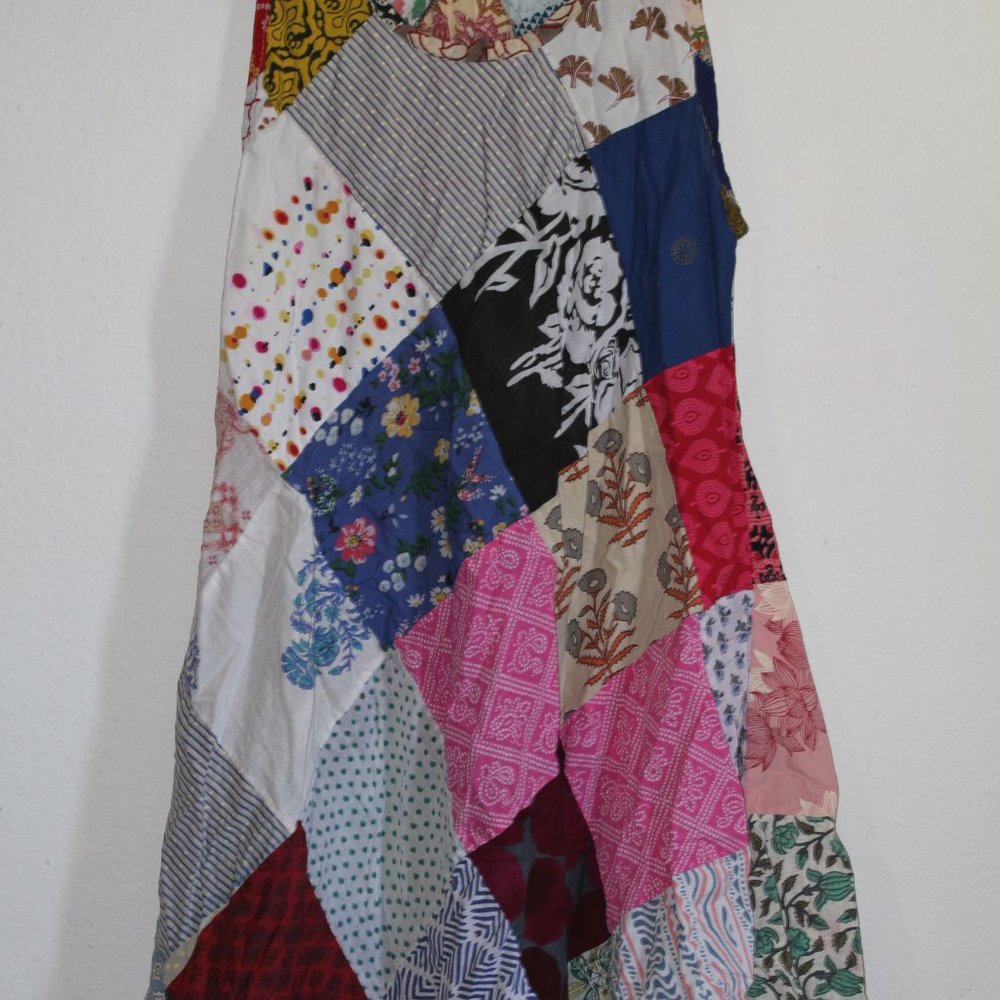 Patchwork Cotton Dress - image 4